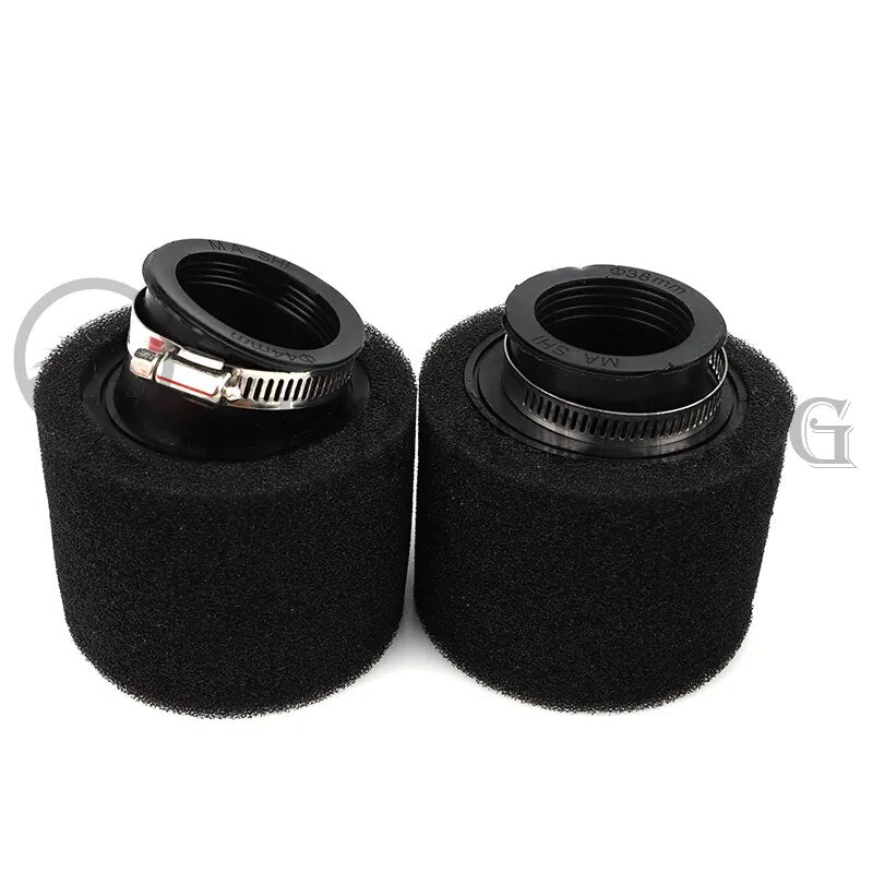 Black and Red Foam Air Filter 35mm 38mm 42mm 45mm 48mm 50mm 60mm Sponge Cleaner Moped Scooter Dirt Pit Bike Motorcycle