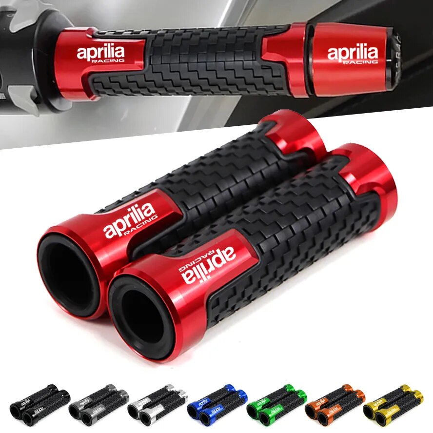 7/8" 22mm Motorcycle Handle Grips Accessories Racing Handlebar Grip For Aprilia RS125 RS 125 1996-2005 2004 2003 2002 2001 2000