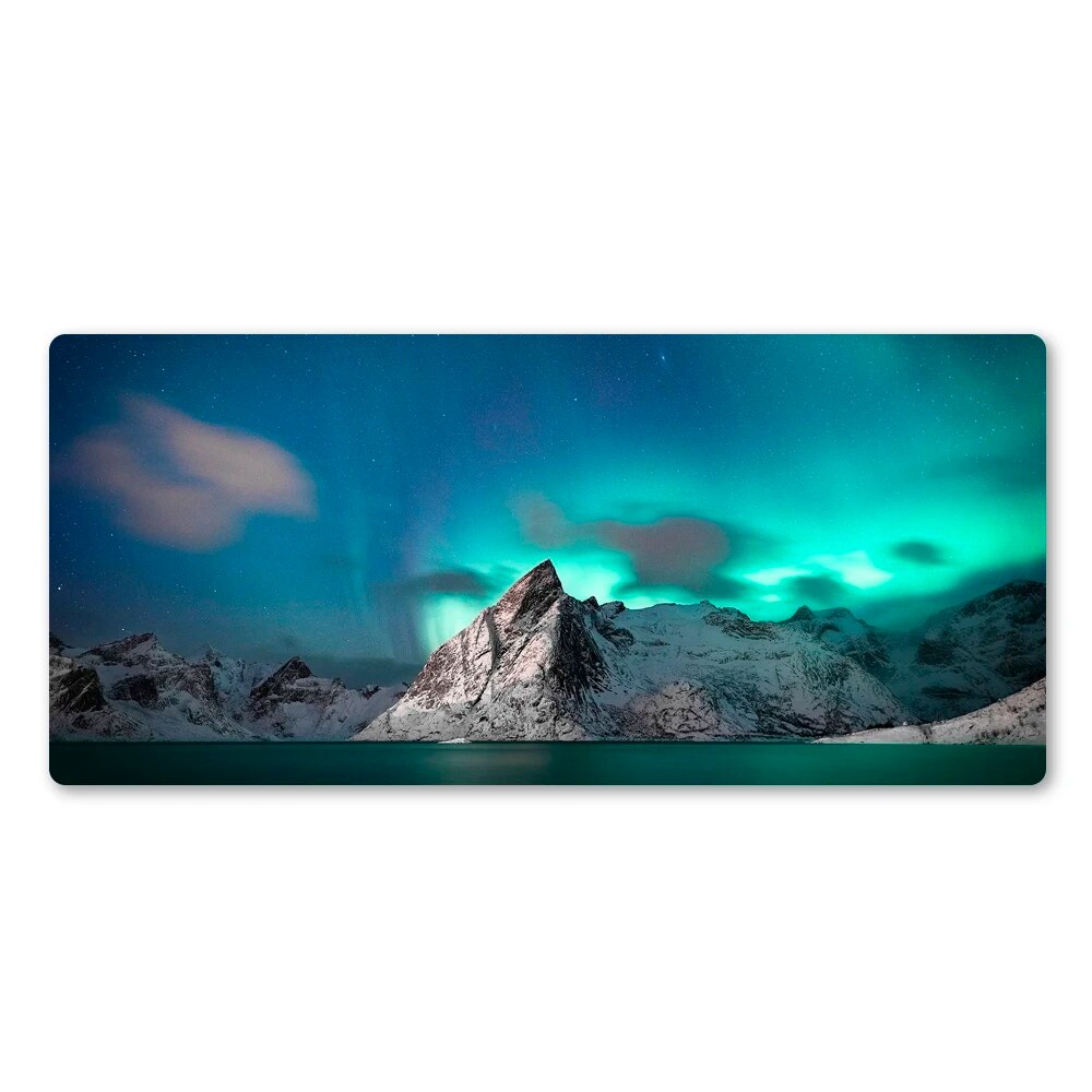 Best Hot Beautiful The Aurora Mouse Pad High Quality Professional And Advanced Skid-resistant Game Player To Gaming Mousepad