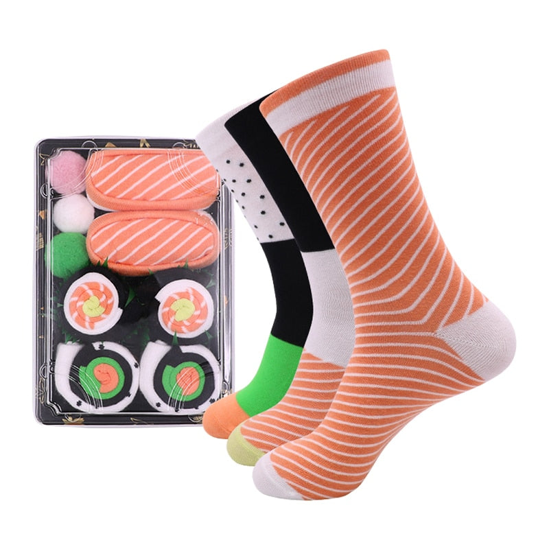 Personalized Pizza Sushi Women Socks